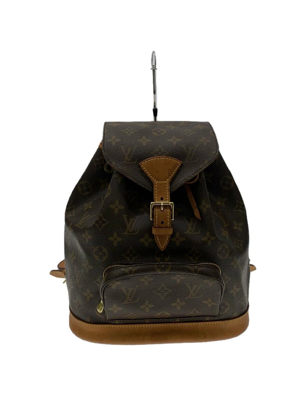 LOUIS VUITTON Montsouris Backpack Monogram Canvas Brown Leather